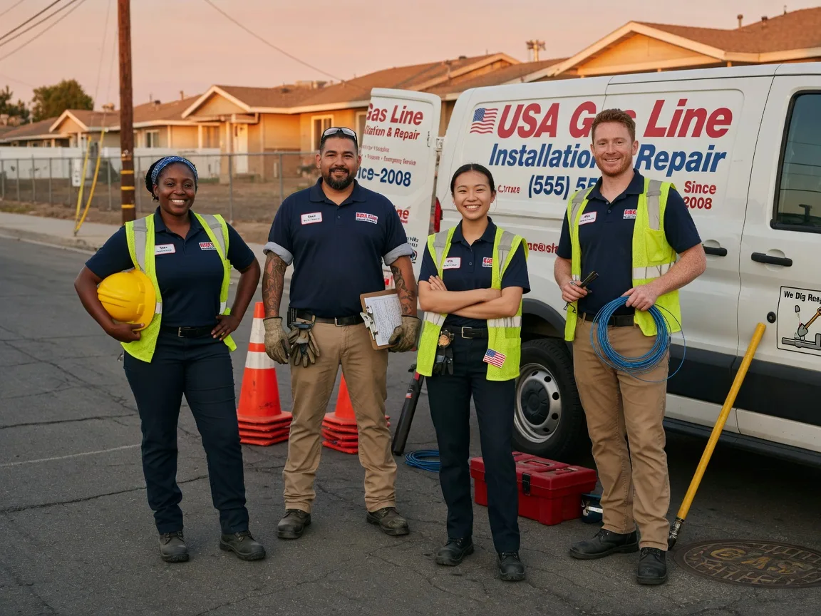 Gas Line Installation company in Llano, CA